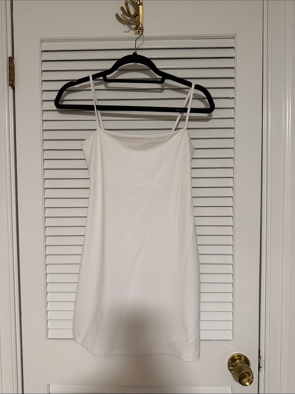 White Spaghetti Strap Dress